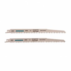 Полотна по дереву для сабельной пилы 4052 - S1531L, 210 x 5-6,5 мм, фигурный рез, 2 шт. Gross