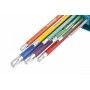 Набор ключей имбусовых TORX-TT, 9 шт: T10-T50, магнит, S2, экстра-длинные, хром/краска 9 шт Gross
