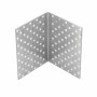 Крепежный уголок равносторонний  2 мм,   KUR 100 x 100 x 140 мм Россия Сибртех