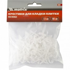 Крестики, 2,0 мм, для кладки плитки, 200 шт Matrix