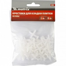 Крестики, 3,0 мм, для кладки плитки, 100 шт Matrix