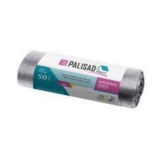 Пакеты для мусора 60 л x 50 шт, серые, Home Palisad
