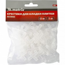 Крестики, 6,0 мм, для кладки плитки, 75 шт Matrix