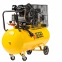 Компрессор воздушный BCV2200/100, ременный привод, 2,2 кВт, 100 литров, 370 л/мин Denzel