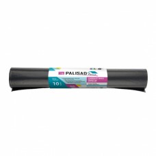 Пакеты для мусора 200 л x 10 шт, пвд особопрочные черные, длинный ролик, Home Palisad