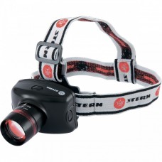 Фонарь наголовный Zoom, 3 W Led CRE Q5, 160Лм, 100 м, 3 режима: 100%-50%-строб, 3 х ААА Stern