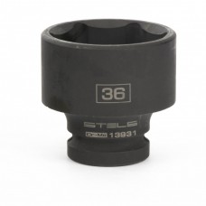 Головка ударная шестигранная, 36 мм, 1/2, CrMo Stels