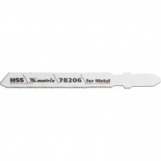 Полотна для электролобзика по металлу, 3 шт, T118G, 50 х 0,8 мм, HSS Matrix Professional