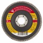 Круг лепестковый торцевой КЛТ-1, ZK10X W (цирконий), зернистость 40Н(Р 40), 125 х 22,2 мм, 