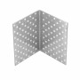 Крепежный уголок равносторонний  2 мм,   KUR 100 x 100 x 140 мм Россия Сибртех