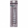 Набор торцевых головок, 1/4, шестигранные, CrV, 10 шт., 4-13 мм Stels