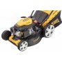 Газонокосилка бензиновая GLD-460, 146 куб.см, ширина 46 см, ручная, 7 уровней, травосборник 50 л Denzel